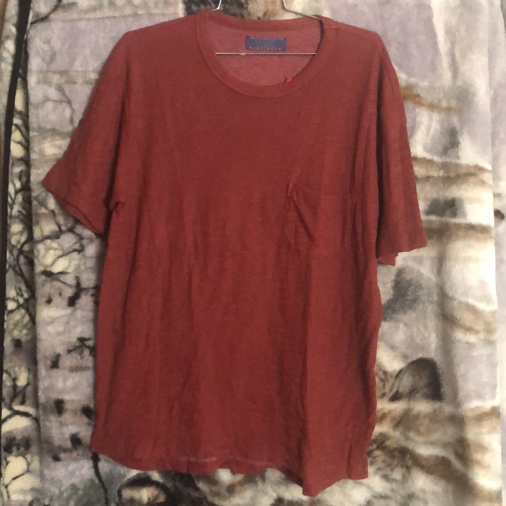 Magasin Womens medium Maroon/red Formal Tee NWOT